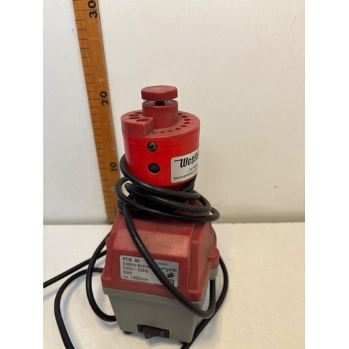 90 - Westfalia PDS 80 electric drill, 220V, with power cord, light wear.