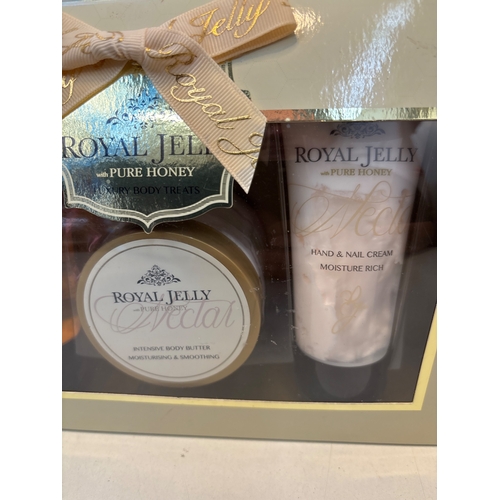 1 - Royal Jelly set with body wash, cream, and butter.