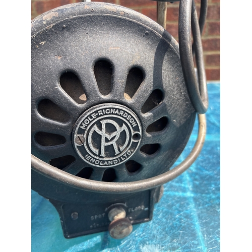 109 - Mole-Richardson Type 406 Solar Spotlight, 750W, 120V, England-made.