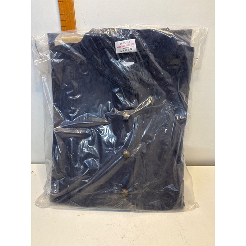 149 - Ink color size 14 military jacket in sealed packaging.