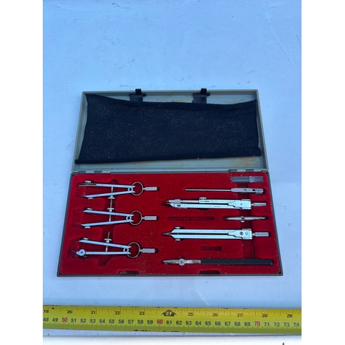 Vintage Jakar Drawing Instruments Set – Compasses & Dividers in Case ...