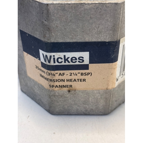 66 - Wickes immersion heater spanner, 35mm size, metal material, unused condition.