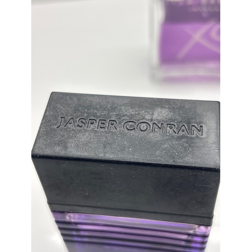 92 - Three perfumes including Jasper Conran, Ted Baker XO, and Christina Aguilera  part used.