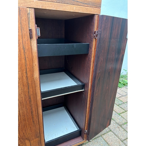 61 - Danish Captain's Drinks cabinet designed by Reno Wahl Iversen for Dyrlund. Crafted from wood with a ... 