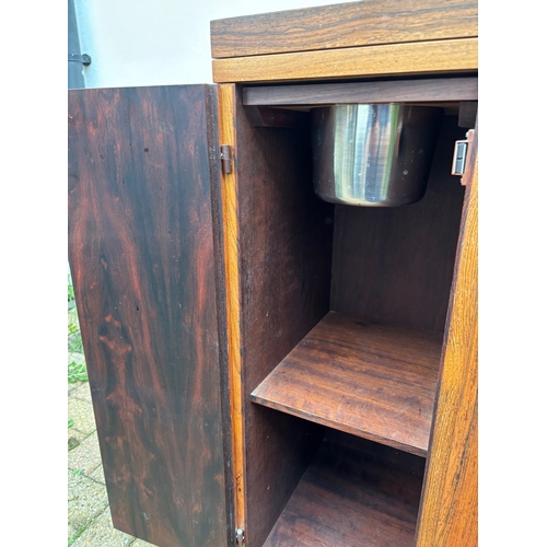 61 - Danish Captain's Drinks cabinet designed by Reno Wahl Iversen for Dyrlund. Crafted from wood with a ... 