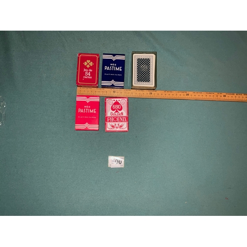 500 - Packs of Playing Cards