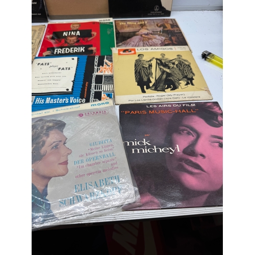 227 - Assorted Vintage 45 RPM & EP Records – Jazz, Classical & World Musi