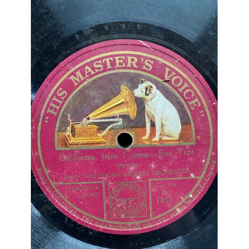 228 - Antique 78 RPM Record Lot – Columbia & His Master’s Voice (Shellac Discs) 6 in total 1 is cracked