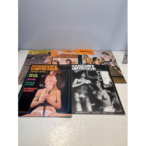 71 - 5 adult magazines from the 1970s, mixed titles.