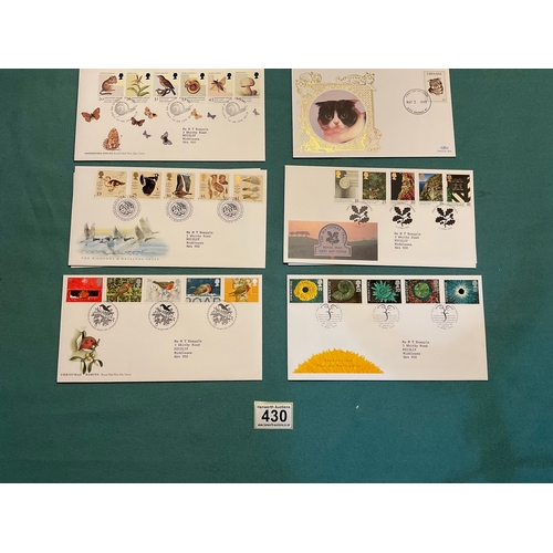 430 - 8 First Day Covers (Nature)