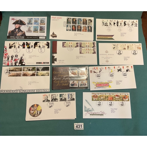 431 - 11 First Day Covers