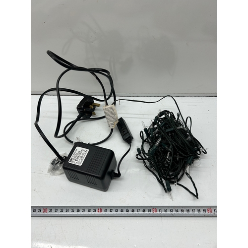 204 - Clear LED Fairy String Lights with Plug-In Transformer – Indoor Use