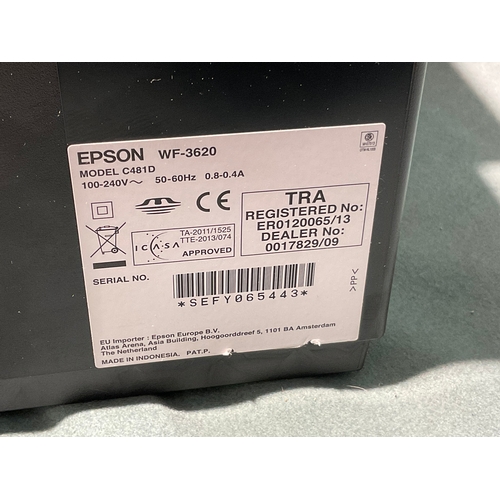 441 - EPSON Workforce WF-3620 Printer/Scanner/Copier - Untested (not postable)