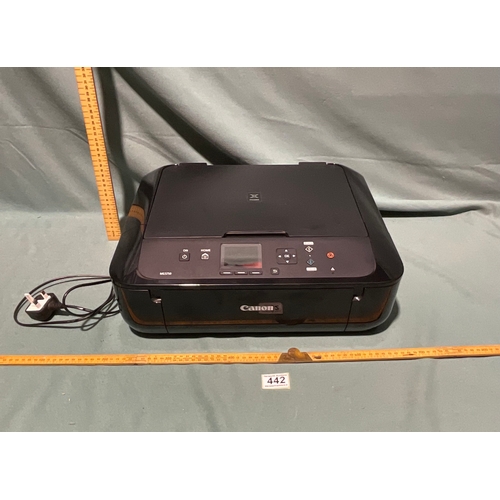 442 - CANON PIXMA MG5750 - Untested (not postable)