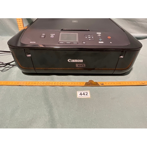 442 - CANON PIXMA MG5750 - Untested (not postable)
