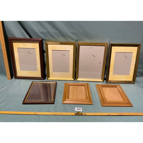 448 - Joblot Picture Frames (7)