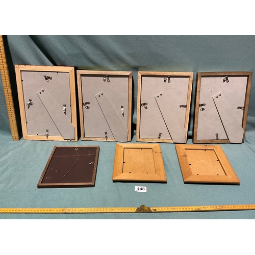 448 - Joblot Picture Frames (7)