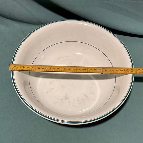 451 - 2 x Large Vintage Washbowls (not postable)