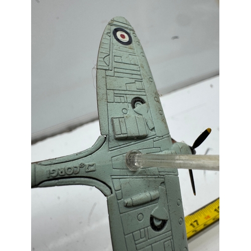240 - Corgi WWII RAF Spitfire Model Aircraft on Display Stand