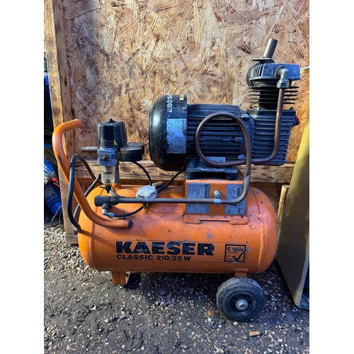 243 - Kaiser Classic 210/25W Air Compressor A/F SPARES AND REPAIRS - Garage clearance