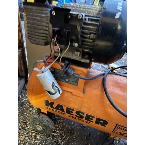 243 - Kaiser Classic 210/25W Air Compressor A/F SPARES AND REPAIRS - Garage clearance