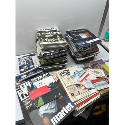 251 - Fulham FC Programmes & Match Tickets Large Bundle – Mixed Seasons