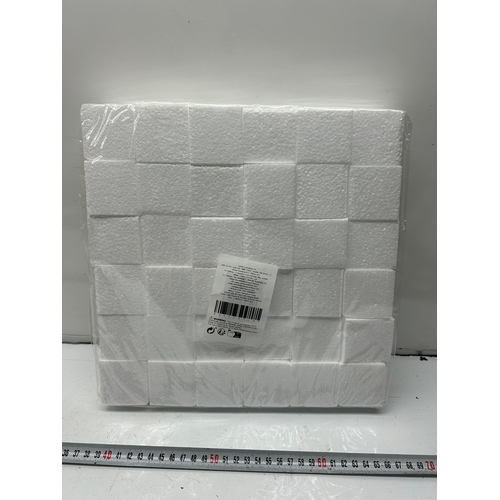 265 - Pack of 36 Foam Craft Blocks / Foam Squares – New
