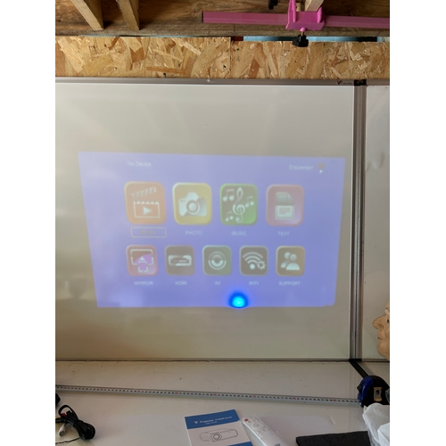 270 - New & Boxed LCD Projector – RRP:£109.99 - WiFi, HDMI, AV – Remote & Cables Included