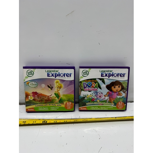 290 - LeapFrog Leapster Explorer Games – TinkerBell & Dora the Explorer