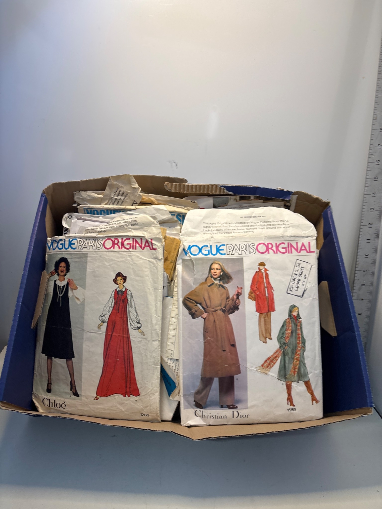 Vogue Paris Original sewing patterns including designs by Chloe and ...