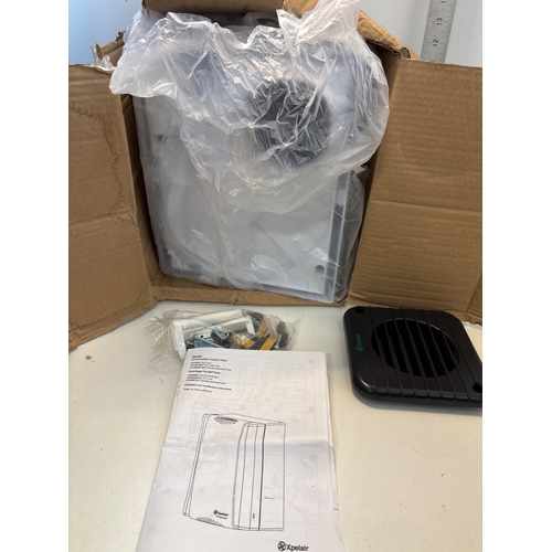 New Xpelair condensation control fan with accessories.