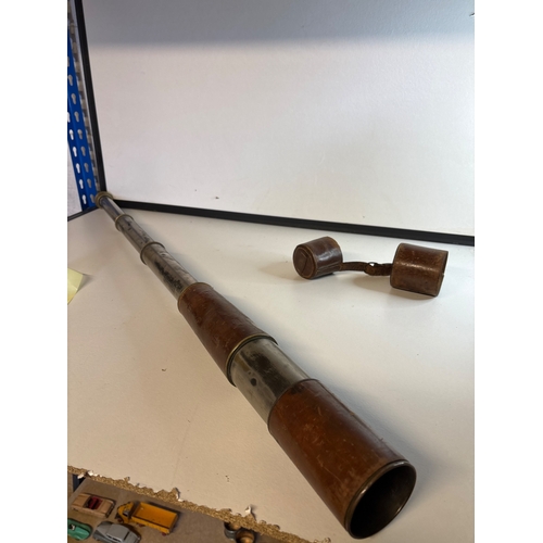 28 - 1918 T.T. & L telescope, Mk IV, serial No. 30673.
