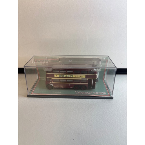 33 - Original Omnibus diecast bus in display case.