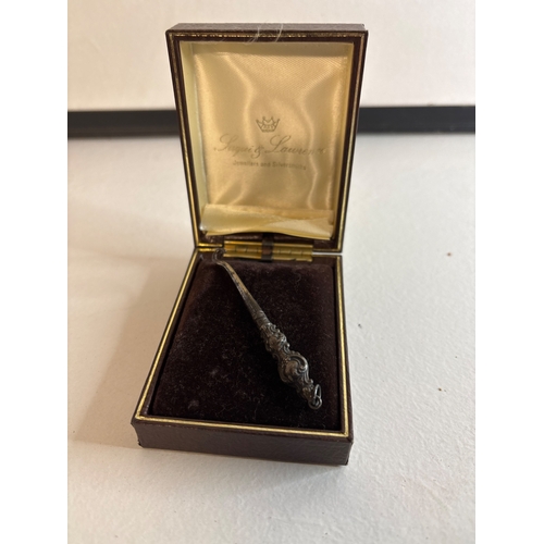 37 - Sterling silver button hook