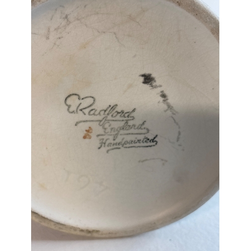 45 - Handpainted ceramic jug by Radford, England.
