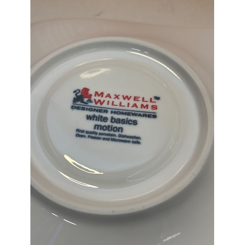 28 - Maxwell Williams porcelain dinnerware not postable.