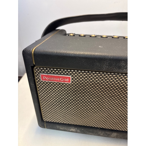 60 - Positive Grid amplifier with handle and control knobs. No power lead