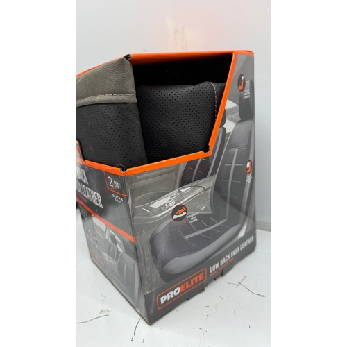 76 - Low back faur flux car seat covers