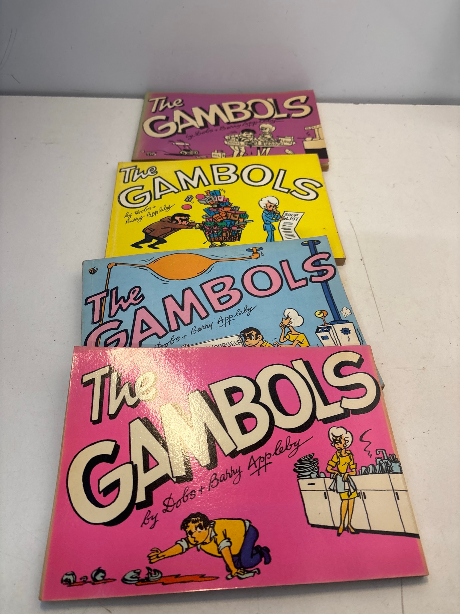 Includes four The Gambols comic books by Barry Appleby. Covers in ...