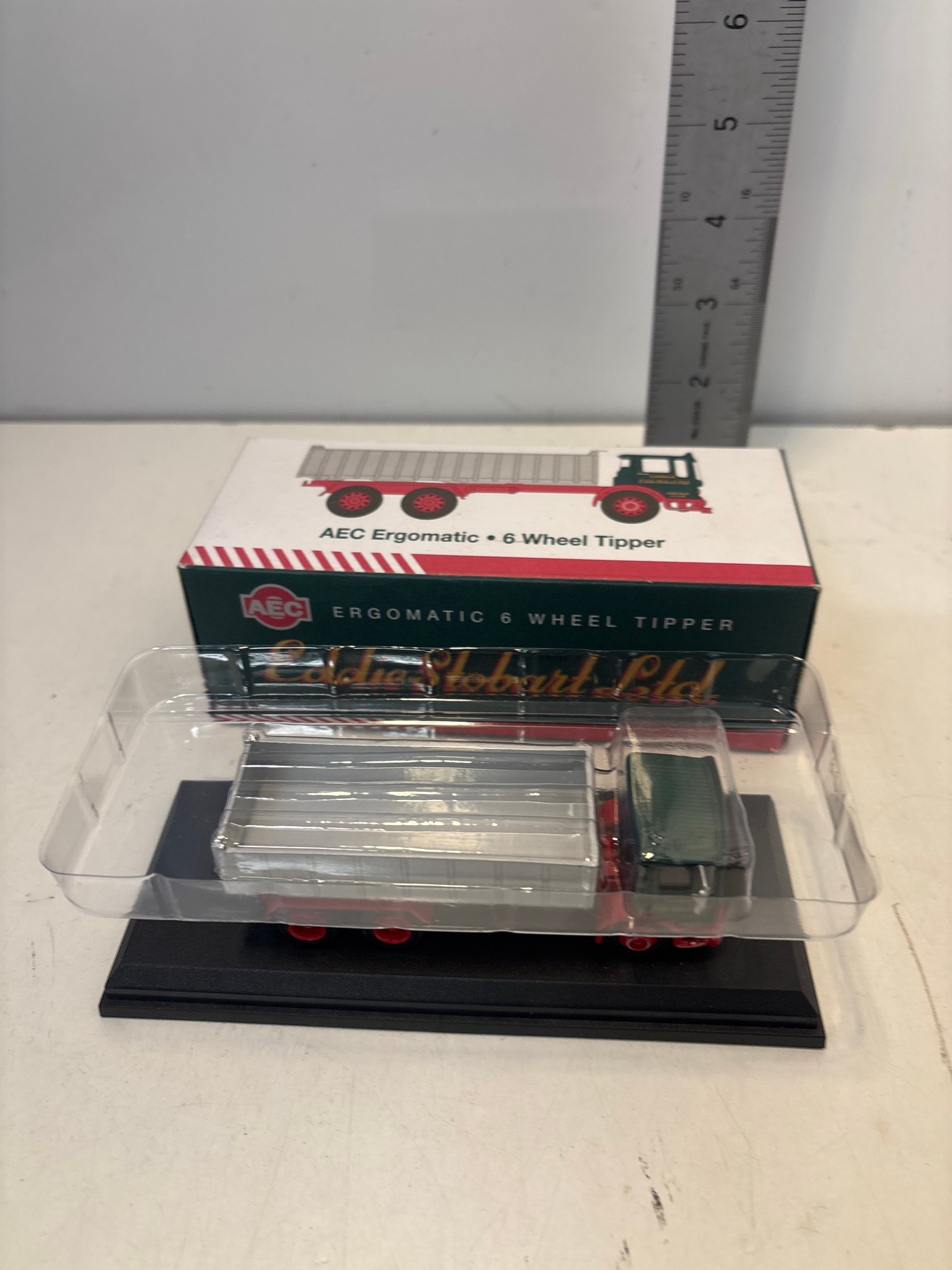 Die-cast replica of an AEC Ergomatic 6 Wheel Tipper by Atlas Editions ...