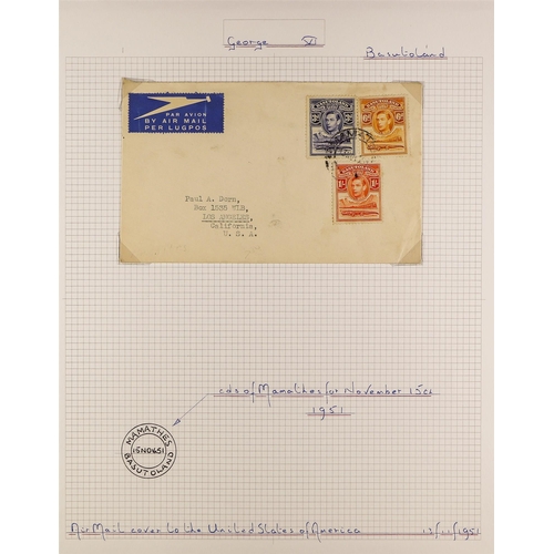 34 - COLLECTIONS & ACCUMULATIONS COVERS - COMMONWEALTH KING GEORGE VI SPECTACULAR COLLECTION A unique col... 