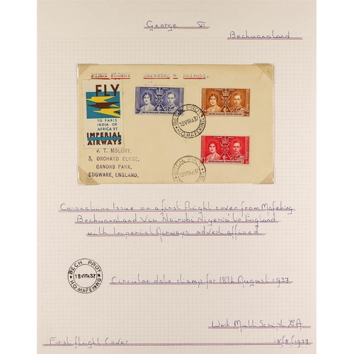 34 - COLLECTIONS & ACCUMULATIONS COVERS - COMMONWEALTH KING GEORGE VI SPECTACULAR COLLECTION A unique col... 