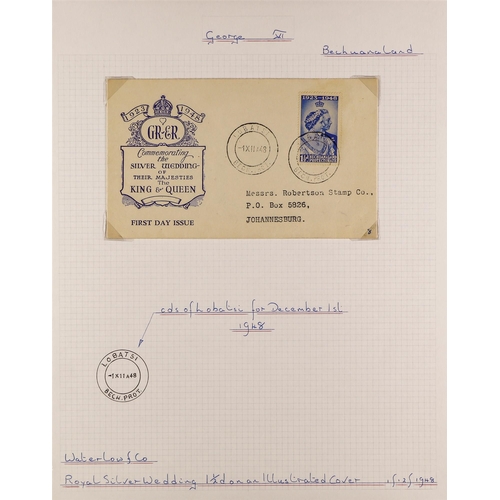 34 - COLLECTIONS & ACCUMULATIONS COVERS - COMMONWEALTH KING GEORGE VI SPECTACULAR COLLECTION A unique col... 