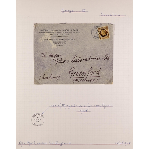 34 - COLLECTIONS & ACCUMULATIONS COVERS - COMMONWEALTH KING GEORGE VI SPECTACULAR COLLECTION A unique col... 