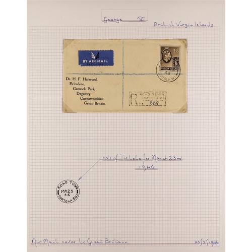 34 - COLLECTIONS & ACCUMULATIONS COVERS - COMMONWEALTH KING GEORGE VI SPECTACULAR COLLECTION A unique col... 