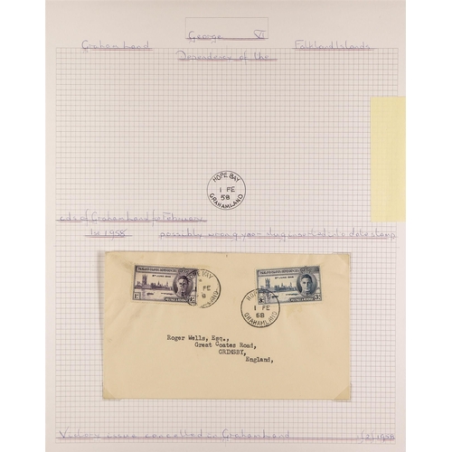 34 - COLLECTIONS & ACCUMULATIONS COVERS - COMMONWEALTH KING GEORGE VI SPECTACULAR COLLECTION A unique col... 