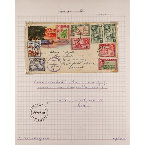 34 - COLLECTIONS & ACCUMULATIONS COVERS - COMMONWEALTH KING GEORGE VI SPECTACULAR COLLECTION A unique col... 