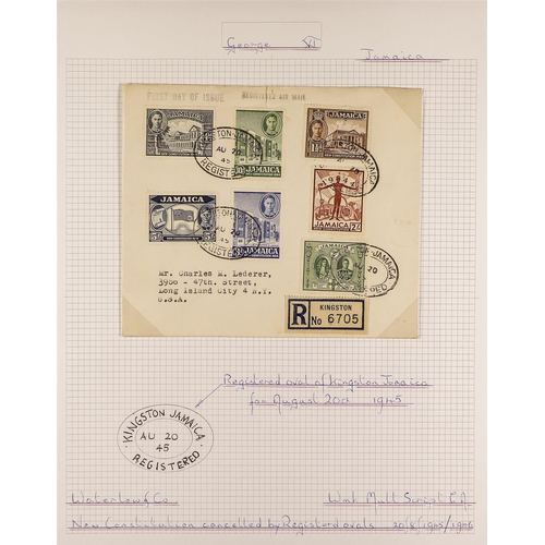 34 - COLLECTIONS & ACCUMULATIONS COVERS - COMMONWEALTH KING GEORGE VI SPECTACULAR COLLECTION A unique col... 