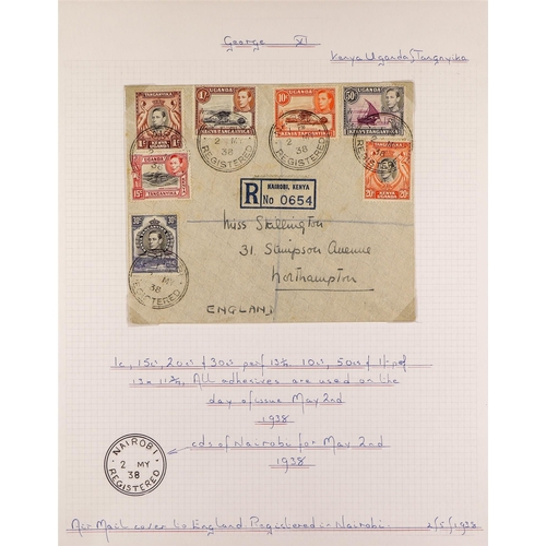 34 - COLLECTIONS & ACCUMULATIONS COVERS - COMMONWEALTH KING GEORGE VI SPECTACULAR COLLECTION A unique col... 