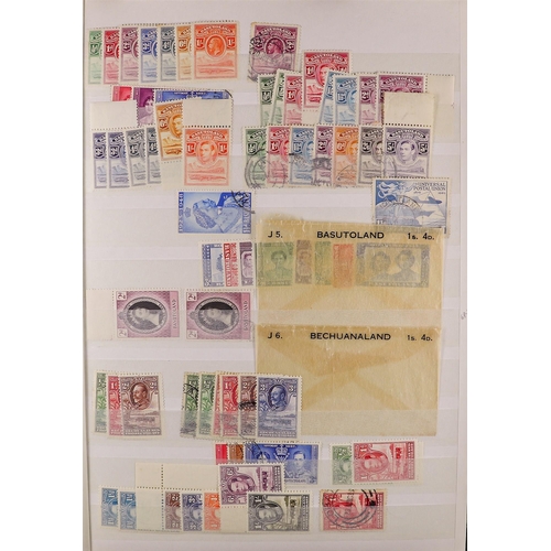 42 - COLLECTIONS & ACCUMULATIONS BRITISH COMMONWEALTH a large stockbook of largely mint (much never hinge... 